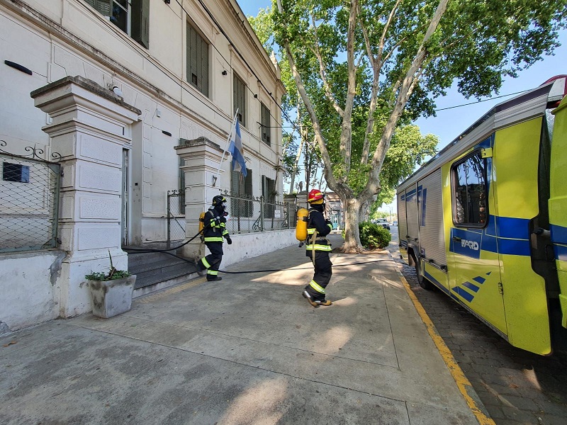 Simulacros de incendio y evacuación en la UNNOBA