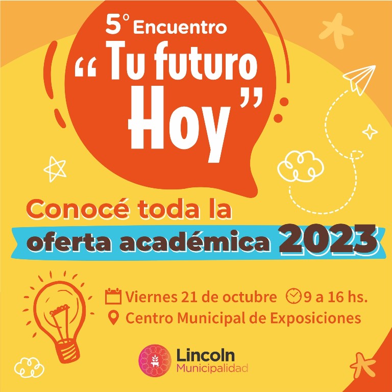 Los jóvenes de Lincoln podrán conocer la oferta educativa 2023