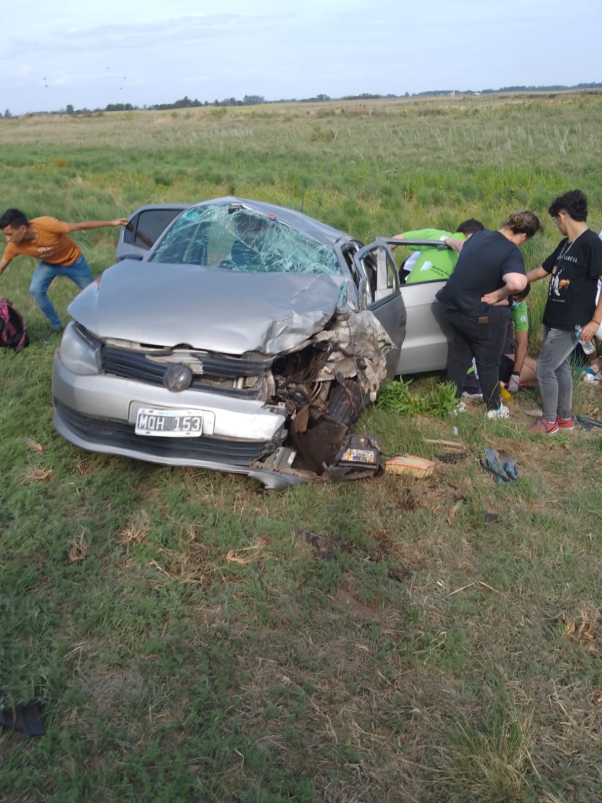 Accidente en Ruta 188: varias personas heridas
