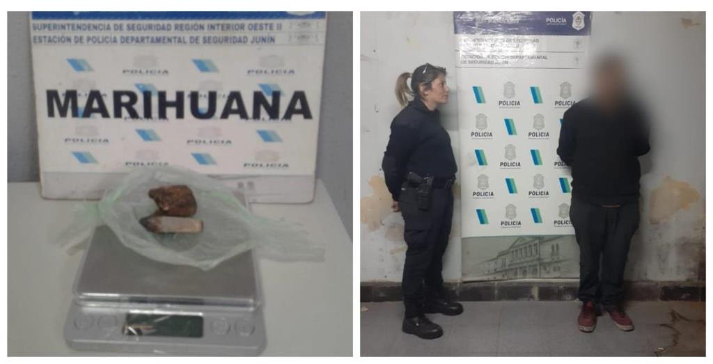 Aprehenden a un sujeto con marihuana