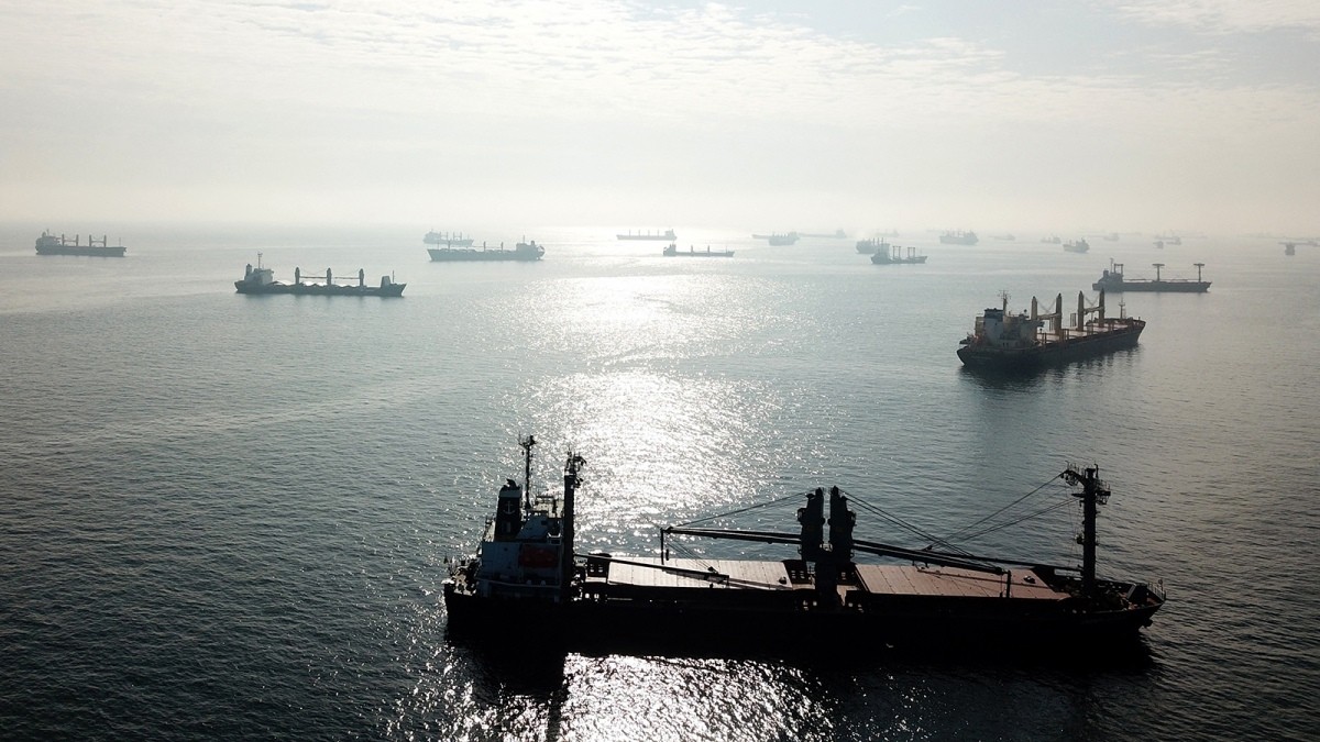 Zarparon de Ucrania seis buques con cereales tras la vuelta de Rusia