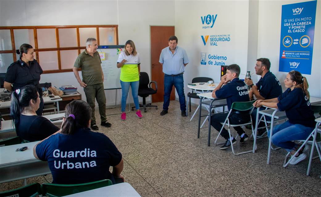La Agencia de Seguridad Vial capacitó a la Guardia Urbana de Suipacha