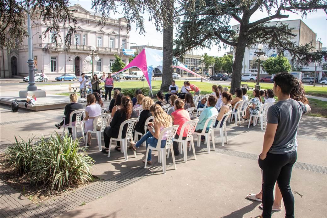 Se realizó la jornada de visibilización y reflexión colectiva contra la violencia hacia las mujeres