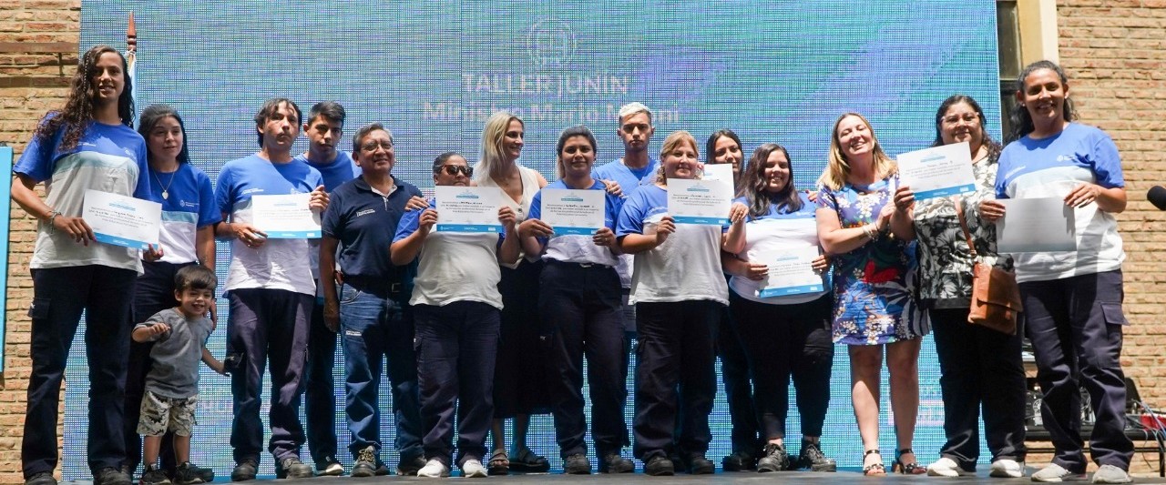 Más de 160 personas se capacitaron en el Taller Junín Ministro Mario Meoni