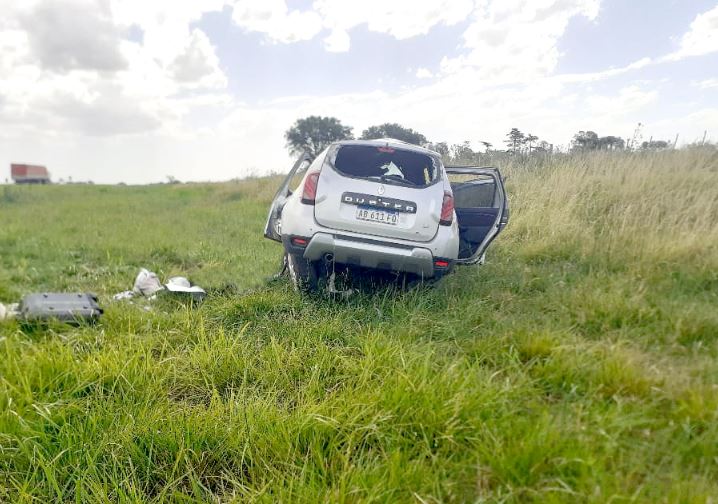 Vuelco y muerte en RN 7