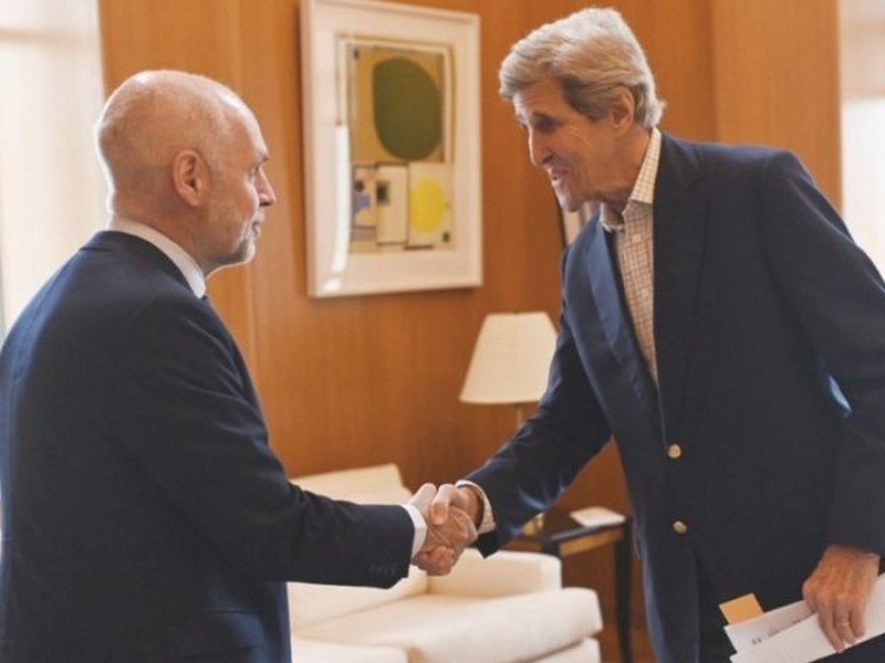 Rodríguez Larreta, con John Kerry: «Argentina necesita un shock de confianza»