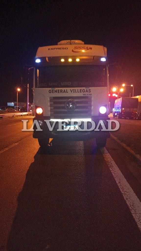 Accidente en Ruta 7 y Circunvalación