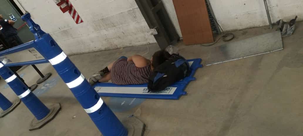 Juninenses varados en Retiro