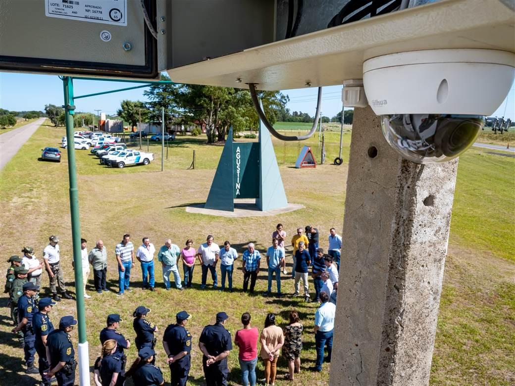 Se suman dos cámaras de seguridad para Agustina