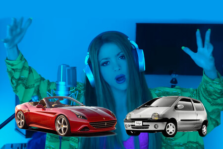 El Ferrari de Shakira es 16 veces más potente que el Twingo, según la física