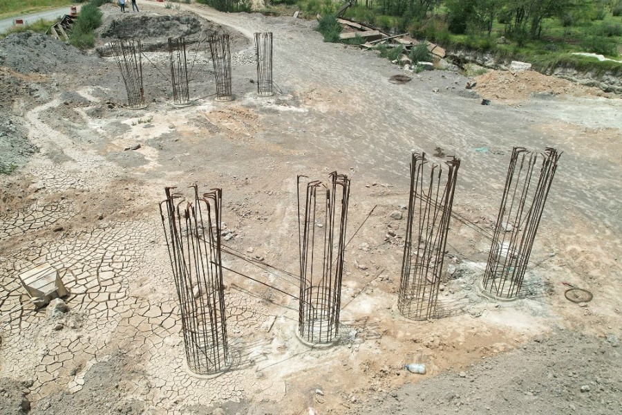 Navarro: continúa la obra de reconstrucción de un puente en la Ruta Provincial Nº 44