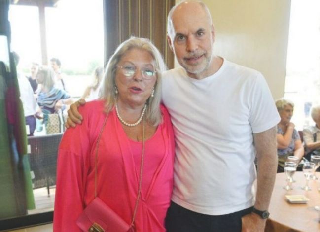Carrió envió un mensaje a Larreta