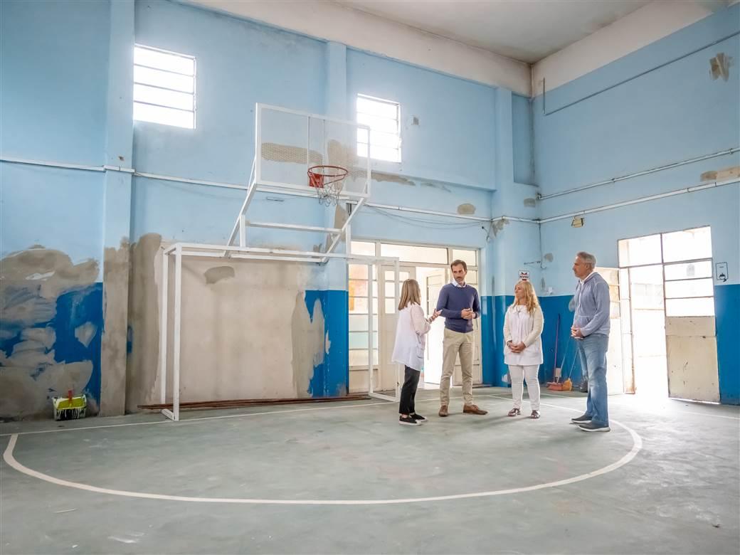 Obras en las escuelas de Junín