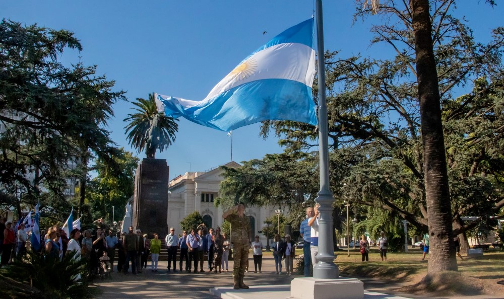 Agustina de Miguel participó del homenaje al Padre de la Patria