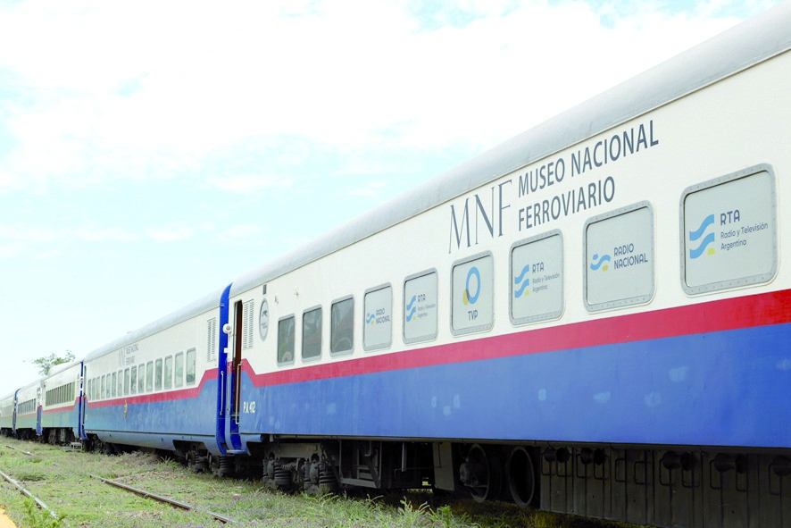 El Tren Museo Itinerante estará en Castilla, Rawson y Chacabuco