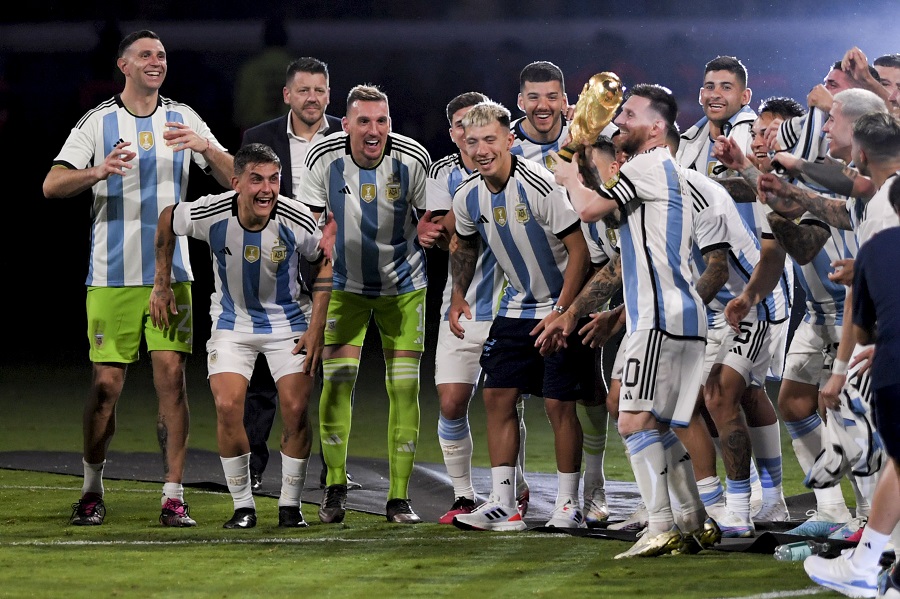 Campeones del mundo: Argentina completó la fiesta con una aplastante goleada
