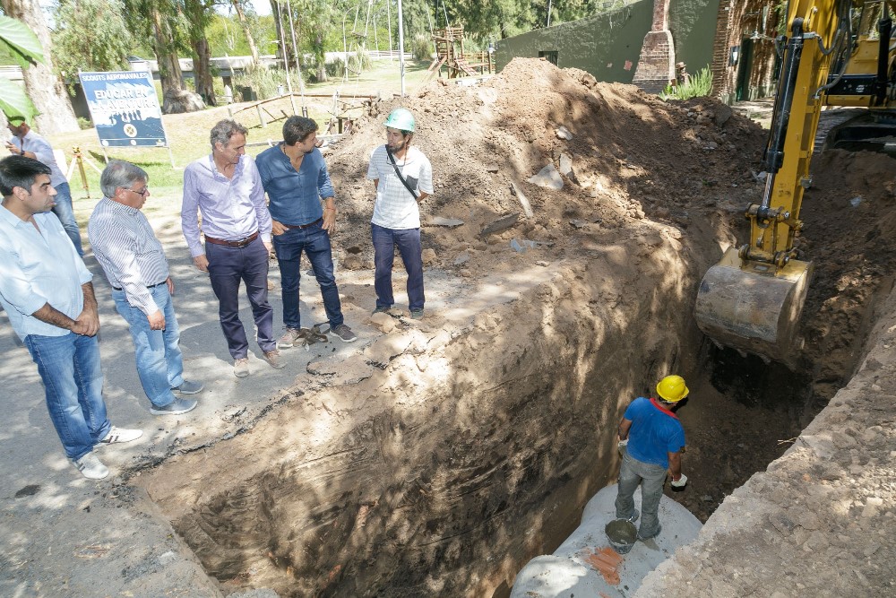 Katopodis inició obras hídricas para la localidad de Capilla del Señor