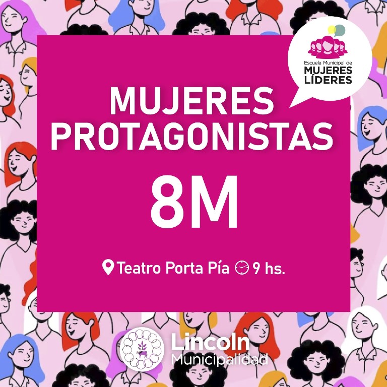 Lincoln se prepara para conmemorar el 8M con un encuentro de Mujeres Líderes
