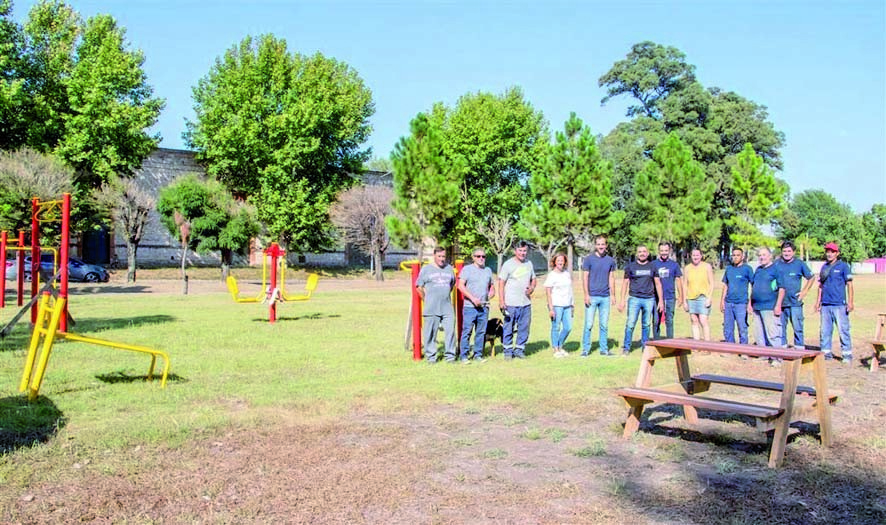 El Gobierno de Junín pone en valor un espacio público en Morse