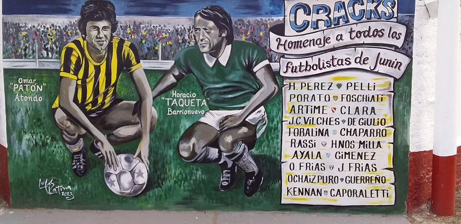 El Club Alumni reinaugura mañana el mural dedicado a «Taqueta» y al «Patón»