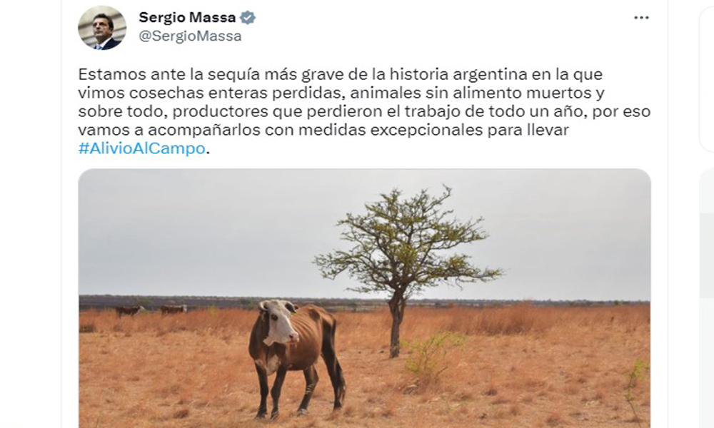 Detalle de las medidas que anunció el Gobierno para el campo