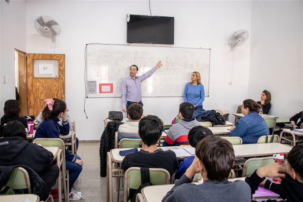D´Andrea: “Pedimos trabajar articuladamente con la Jefatura Distrital en todas las temáticas que atraviesan a las instituciones educativas”