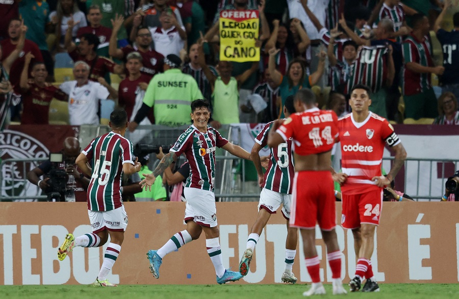 Fluminense bailó a River con un Germán Cano intratable