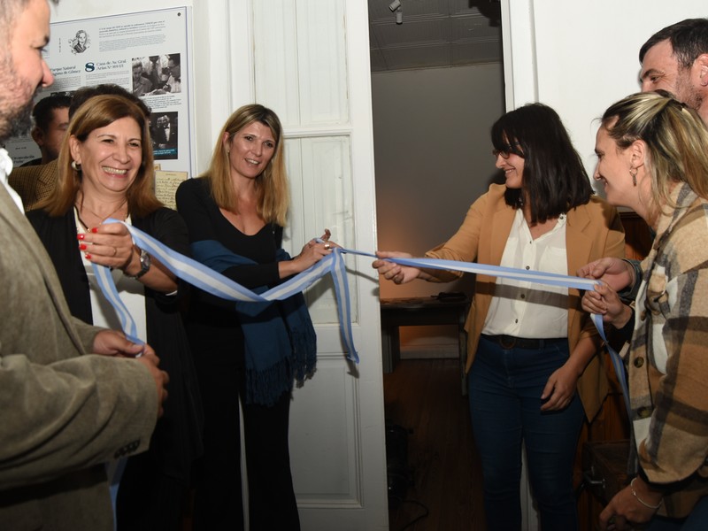 Inauguración de la Sala Eva Perón