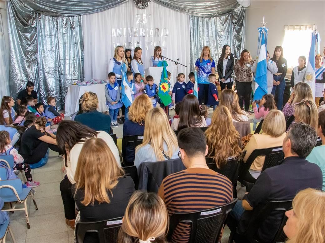 El Jardín N°919 celebró sus 25 años de vida con toda la comunidad