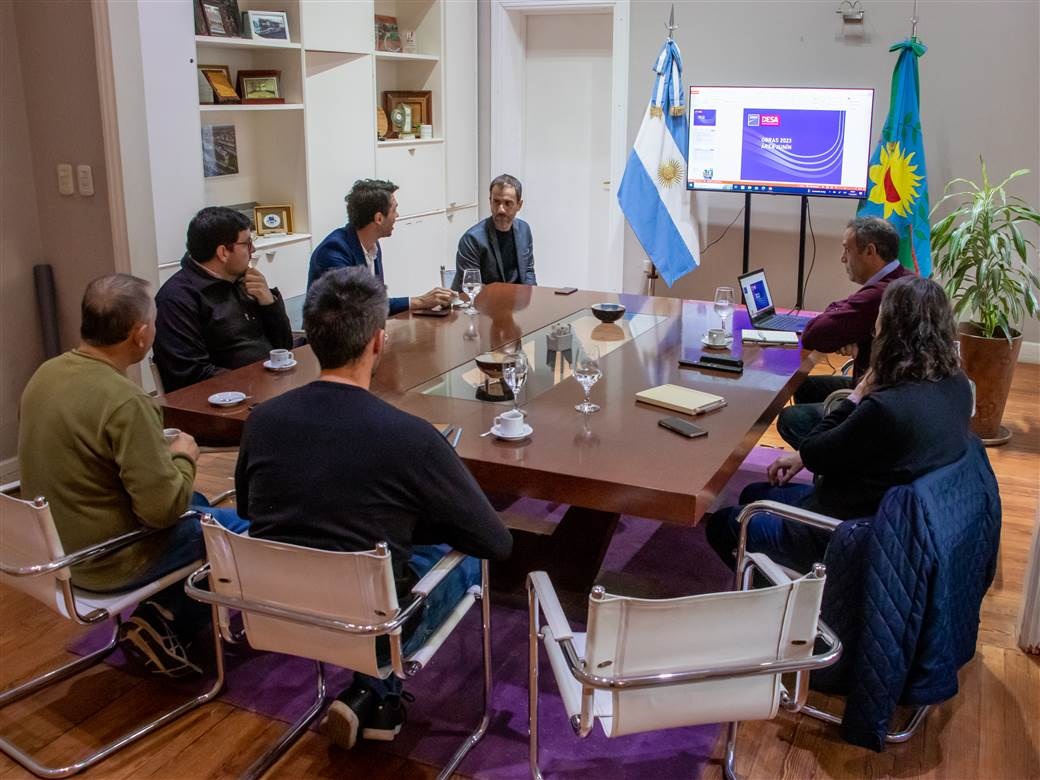 El Intendente Petrecca recibió a autoridades de la empresa Eden