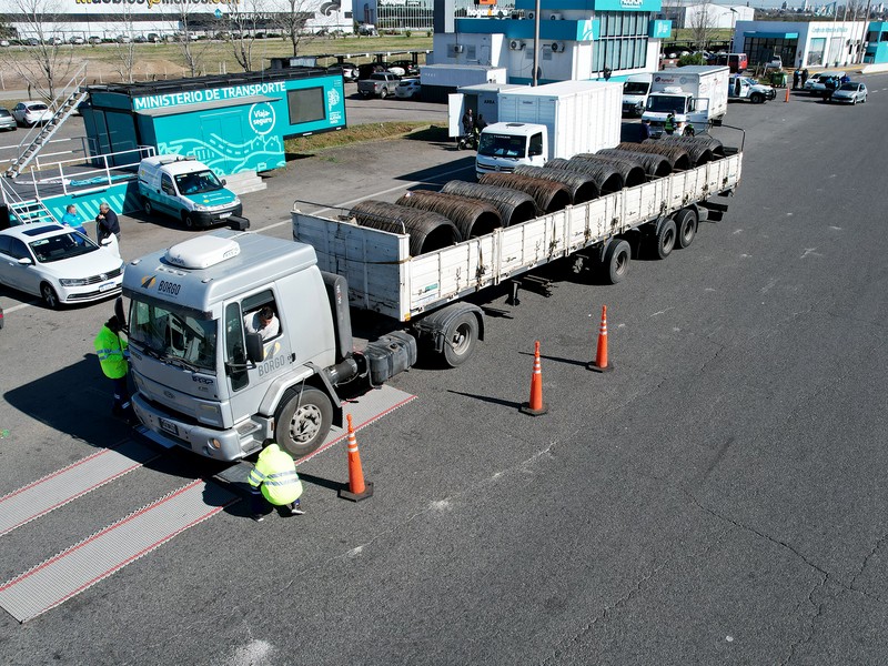 Vialidad realiza control de cargas en las rutas provinciales
