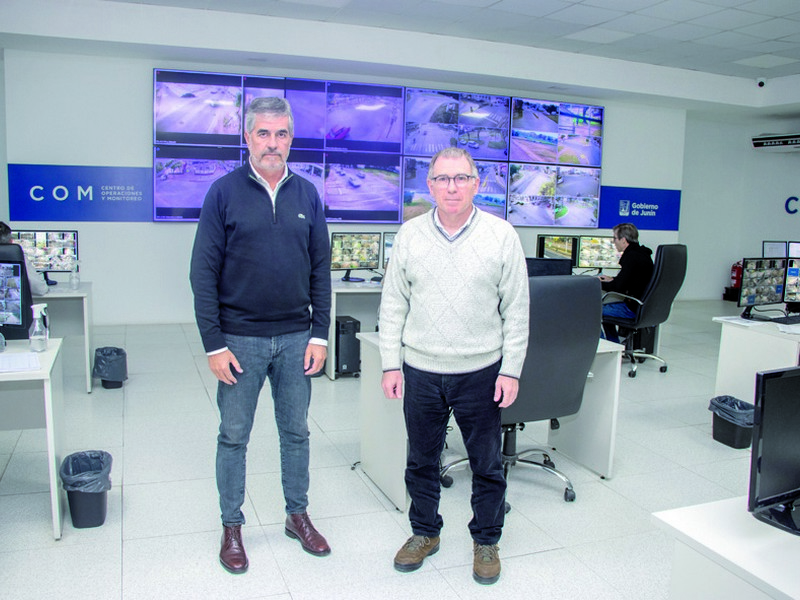 Junín cuenta con más de 400 cámaras de seguridad