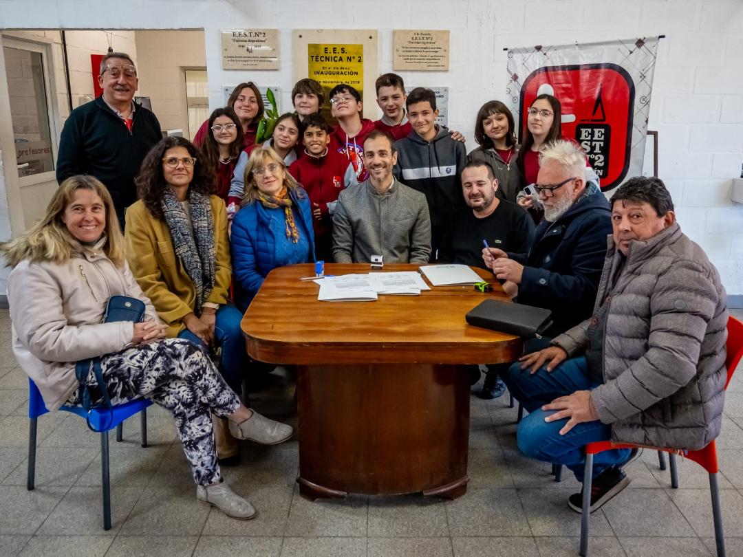 Se construirán dos nuevas aulas en la Escuela Técnica N°2