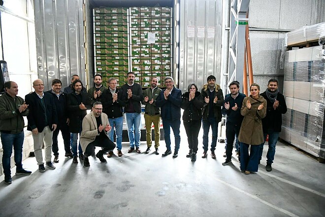 Primera exportación a España de CoopeKiwi