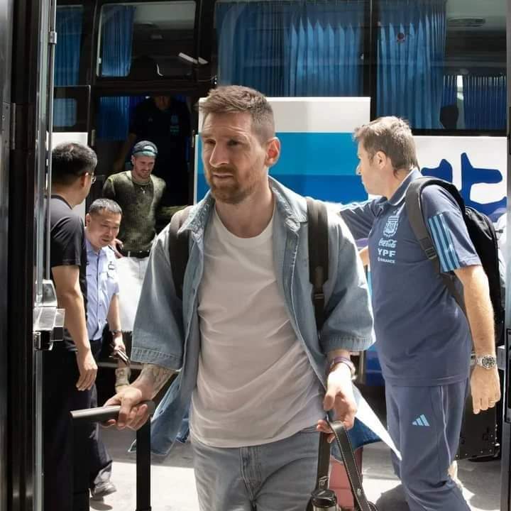 Messi ya está en China para el encuentro de la Selección argentina ante Australia