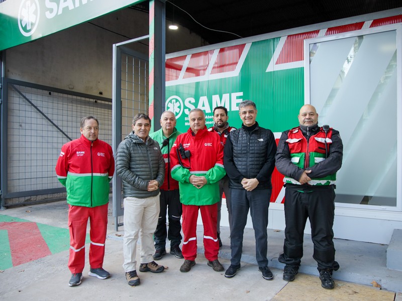 CABA inauguró una nueva sede del SAME
