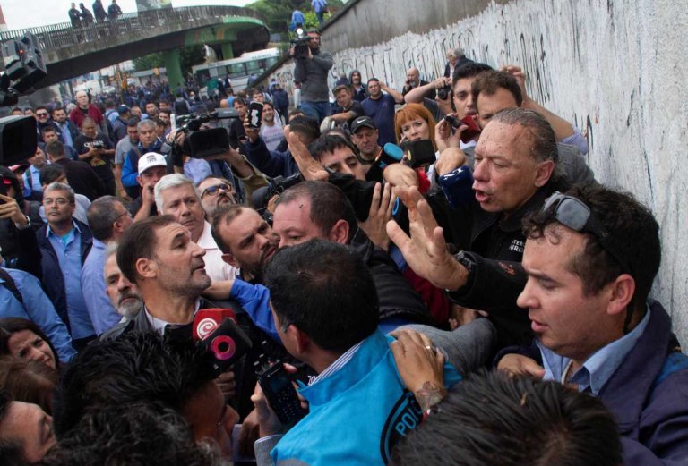 Berni perdonó a los colectiveros que lo agredieron