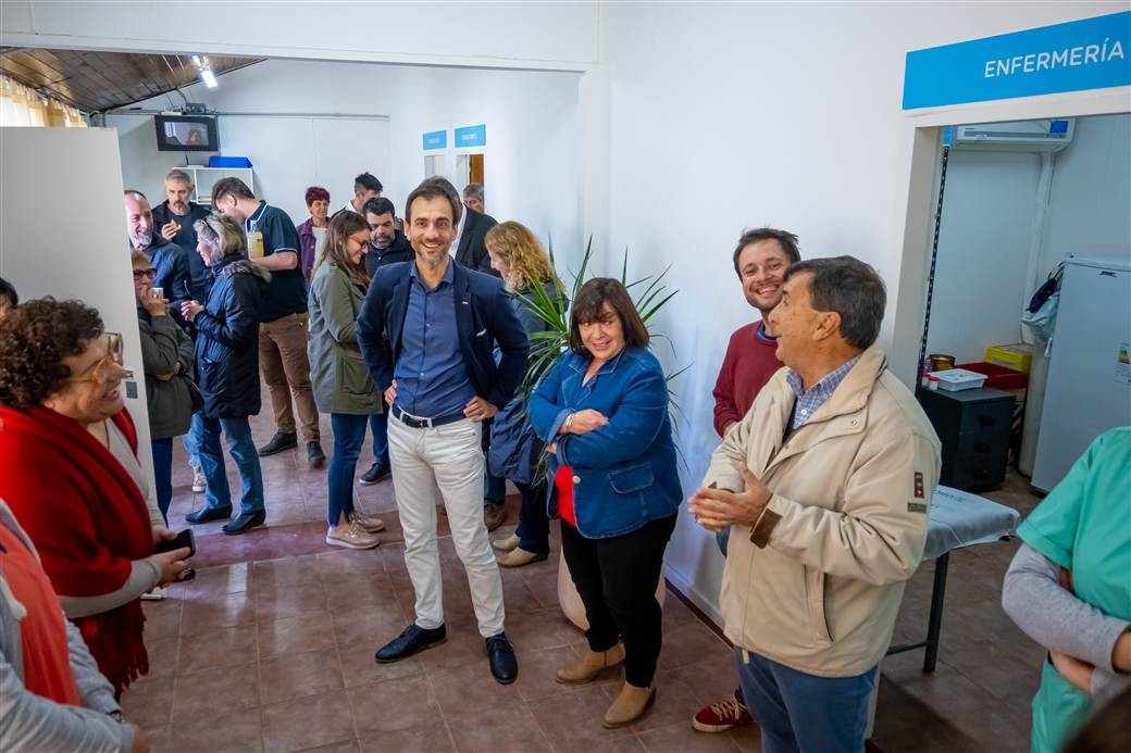 Petrecca inauguró la nueva posta sanitaria en barrio Almirante Brown