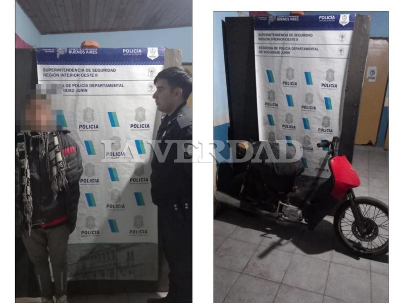 Recuperan una moto que había sido robada