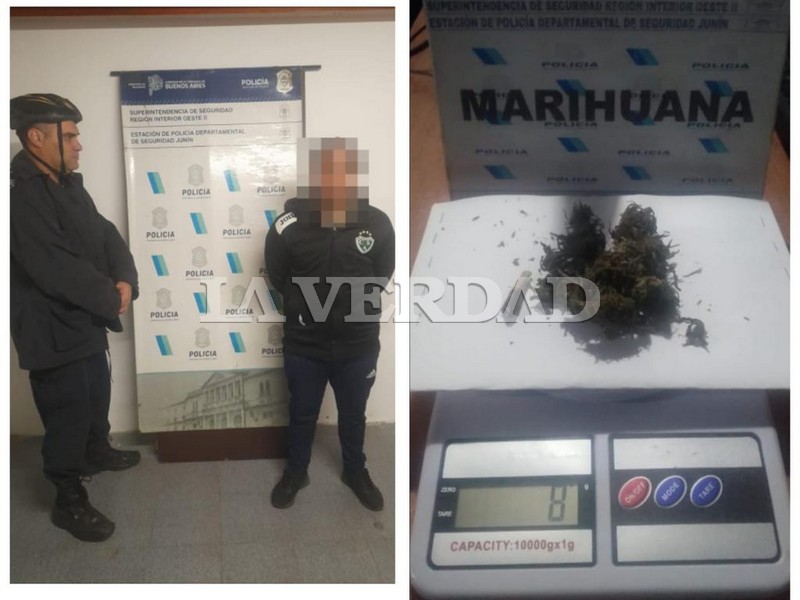Marihuana secuestrada y aprehendidos