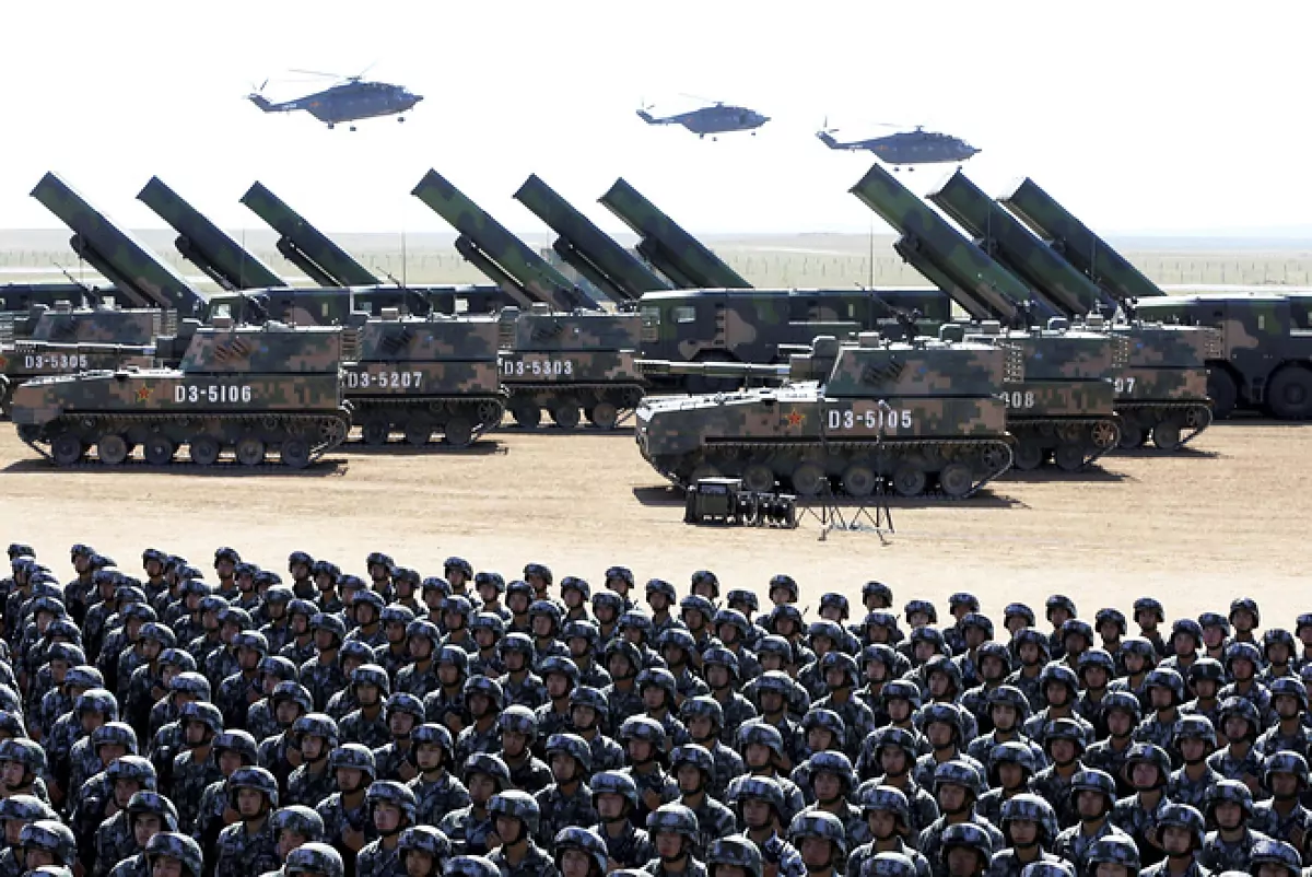 China exhibió su potencia militar en cercanías de Taiwán