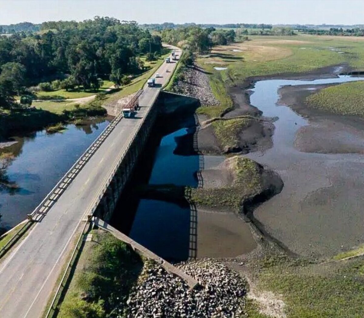 Llovió en Uruguay
