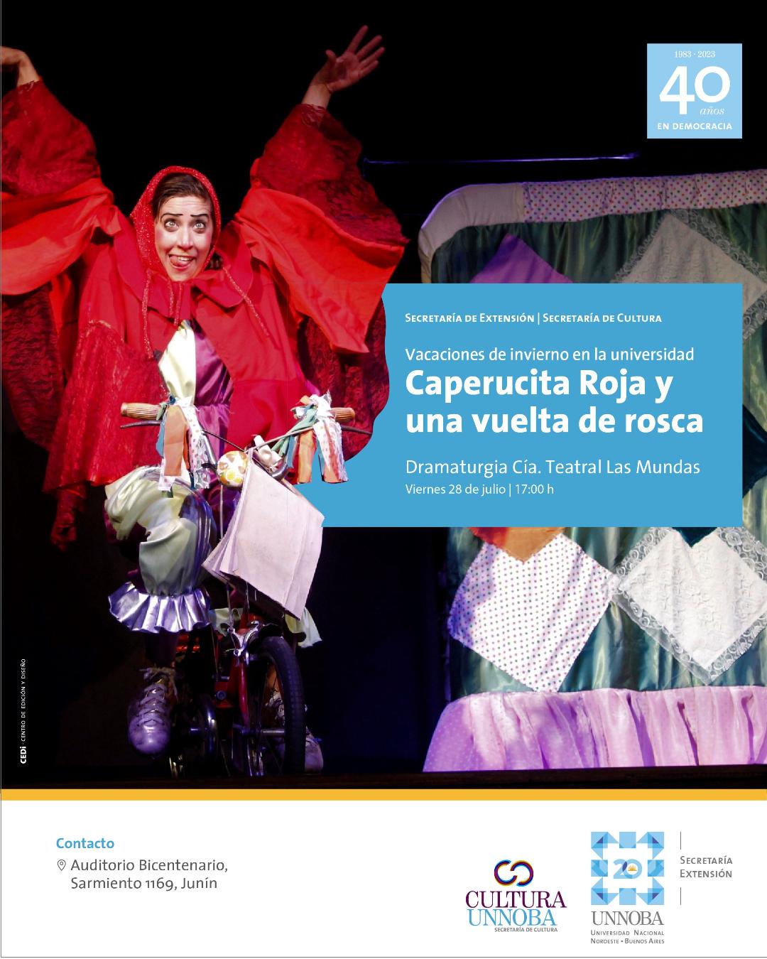 Teatro en vacaciones: Caperucita y una vuelta de rosca