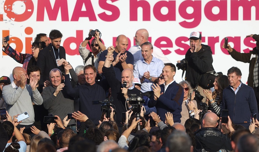 Rodríguez Larreta y Santilli recorrieron Lomas de Zamora