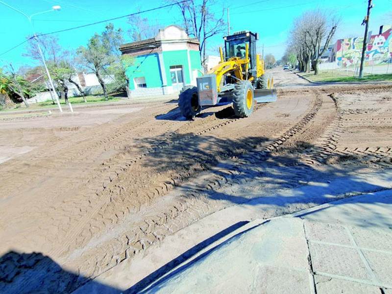 Rivadavia: finalizó  la obra de mejorado en las calles de Roosevelt