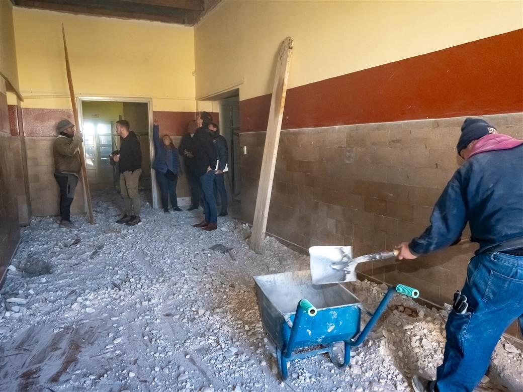 Comienza una megaobra de seguridad en la Escuela Normal Superior