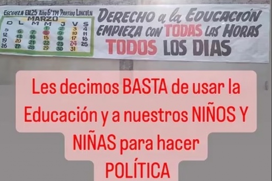Una mujer de Lincoln le reprochó a Kicillof que no se cumplen los 180 días de clases