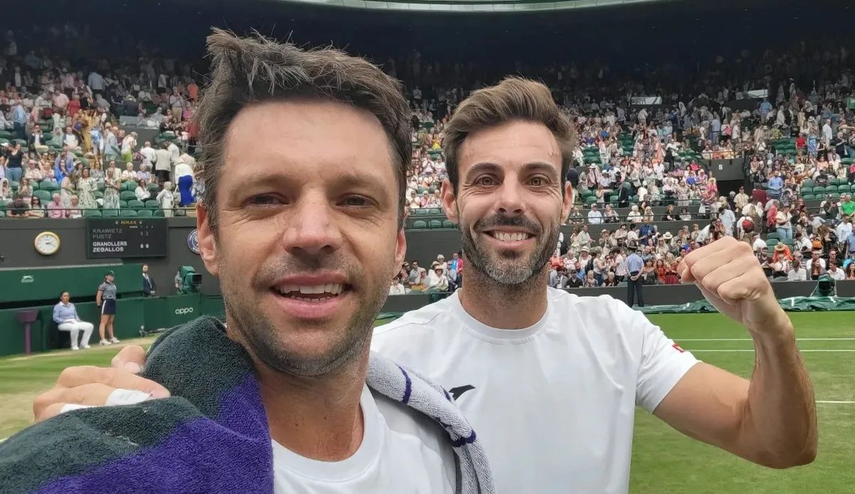 Zeballos avanzó a la final en dobles de Wimbledon