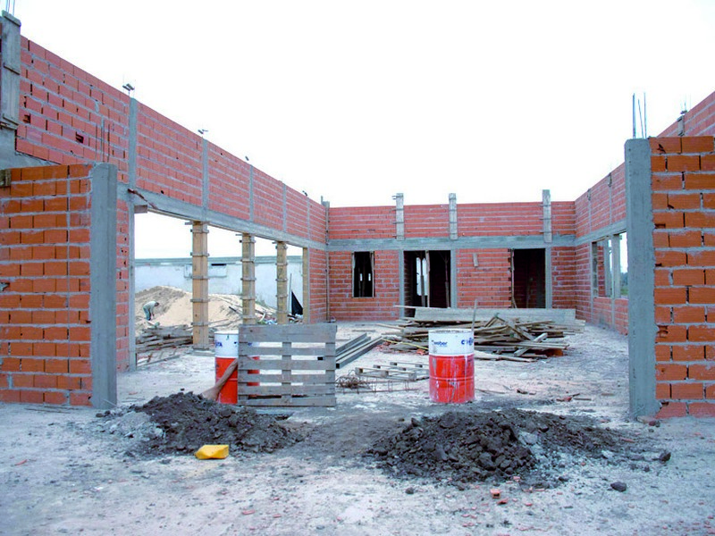 Alberti: avanza la construcción de la Escuela Secundaria 3