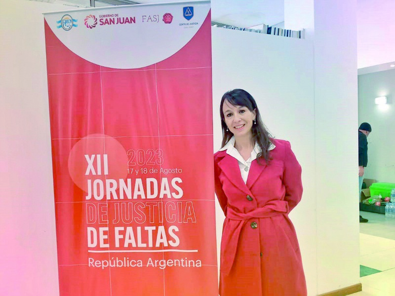 La Jueza de Faltas de Bragado participó de las Jornadas Nacionales en San Juan